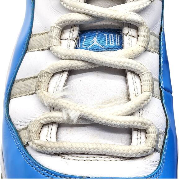 Jordan 11 Retro Low UNC Blue OG Rare Sneakers 528895-106 US 10 - Preowned - Picture 8 of 10